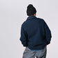 45R Indigo Cotton Fleece 908 8-knot Shawl Blouson