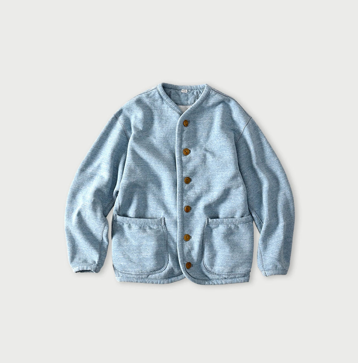 45R Heritage Cotton Fleece 908 Binder Cardigan (Top-dyed)