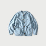 45R Heritage Cotton Fleece 908 Binder Cardigan (Top-dyed)