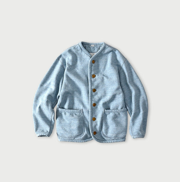 45R Heritage Cotton Fleece 908 Binder Cardigan (Top-dyed)