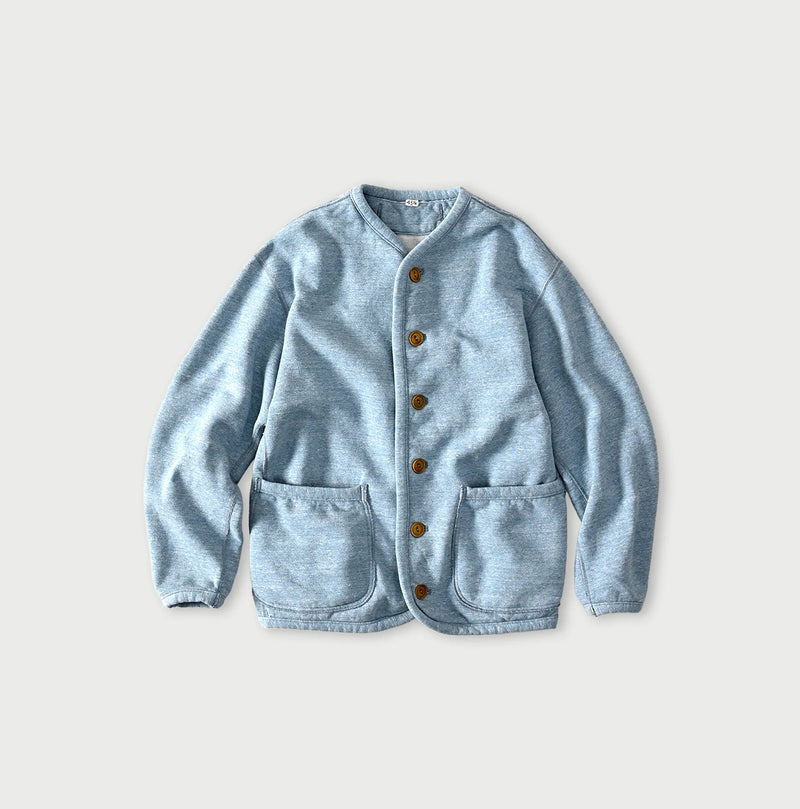 45R Heritage Cotton Fleece 908 Binder Cardigan (Top-dyed) - Image 1
