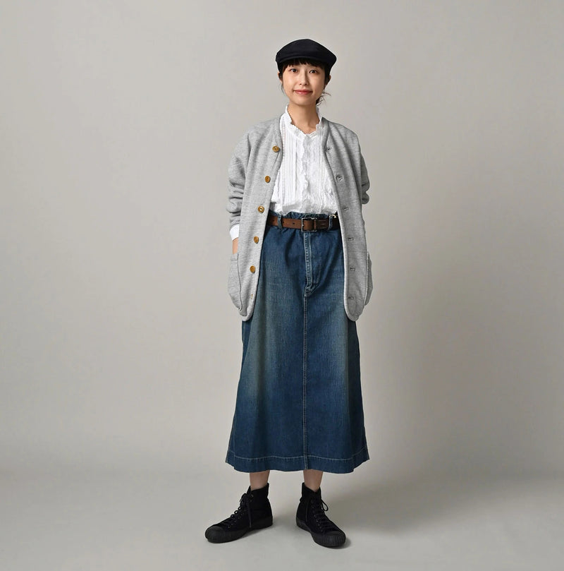 45R Heritage Cotton Fleece 908 Binder Cardigan (Top-dyed) - Image 2