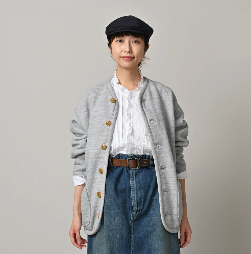 45R Heritage Cotton Fleece 908 Binder Cardigan (Top-dyed) - Image 4