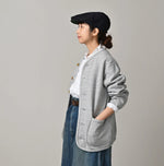 45R Heritage Cotton Fleece 908 Binder Cardigan (Top-dyed)