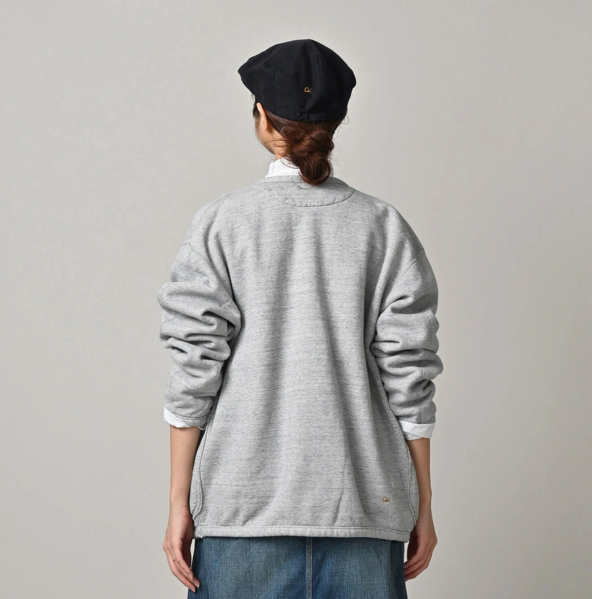 45R Heritage Cotton Fleece 908 Binder Cardigan (Top-dyed) - Image 6
