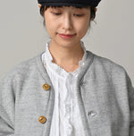 45R Heritage Cotton Fleece 908 Binder Cardigan (Top-dyed)