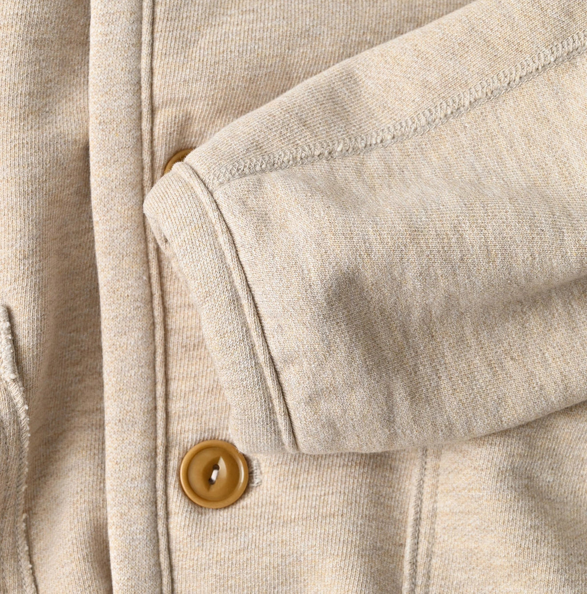 45R Heritage Cotton Fleece 908 Binder Cardigan (Top-dyed) - Image 18