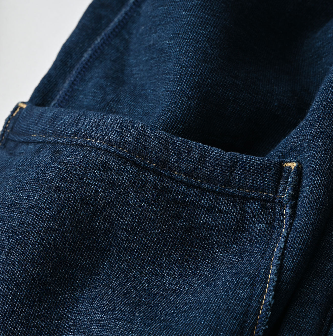 45R Indigo Heritage Cotton Fleece Binder Cardigan