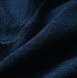 45R Indigo Heritage Cotton Fleece Binder Cardigan