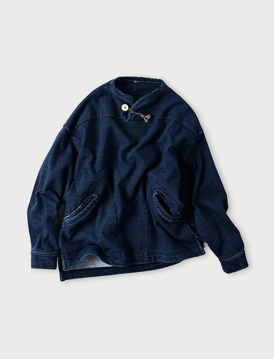 Indigo Cotton Fleece 908 Outer Sweat