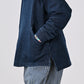 45R Indigo Cotton Fleece 908 8-knot Shawl Blouson