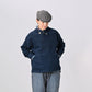 45R Indigo Cotton Fleece 908 8-knot Shawl Blouson