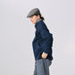 45R Indigo Cotton Fleece 908 8-knot Shawl Blouson