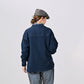 45R Indigo Cotton Fleece 908 8-knot Shawl Blouson