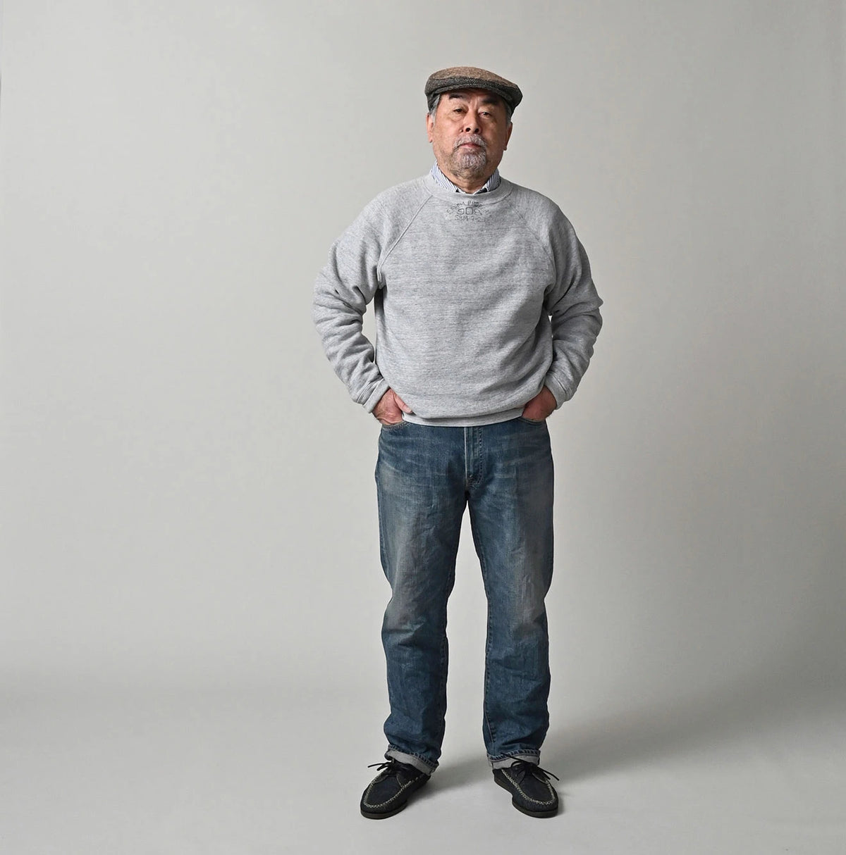 45R Cotton Fleece 908 Patch Sweat - Image 3