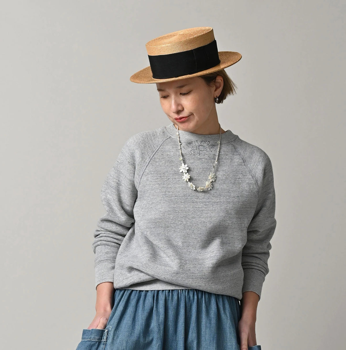 45R Cotton Fleece 908 Patch Sweat