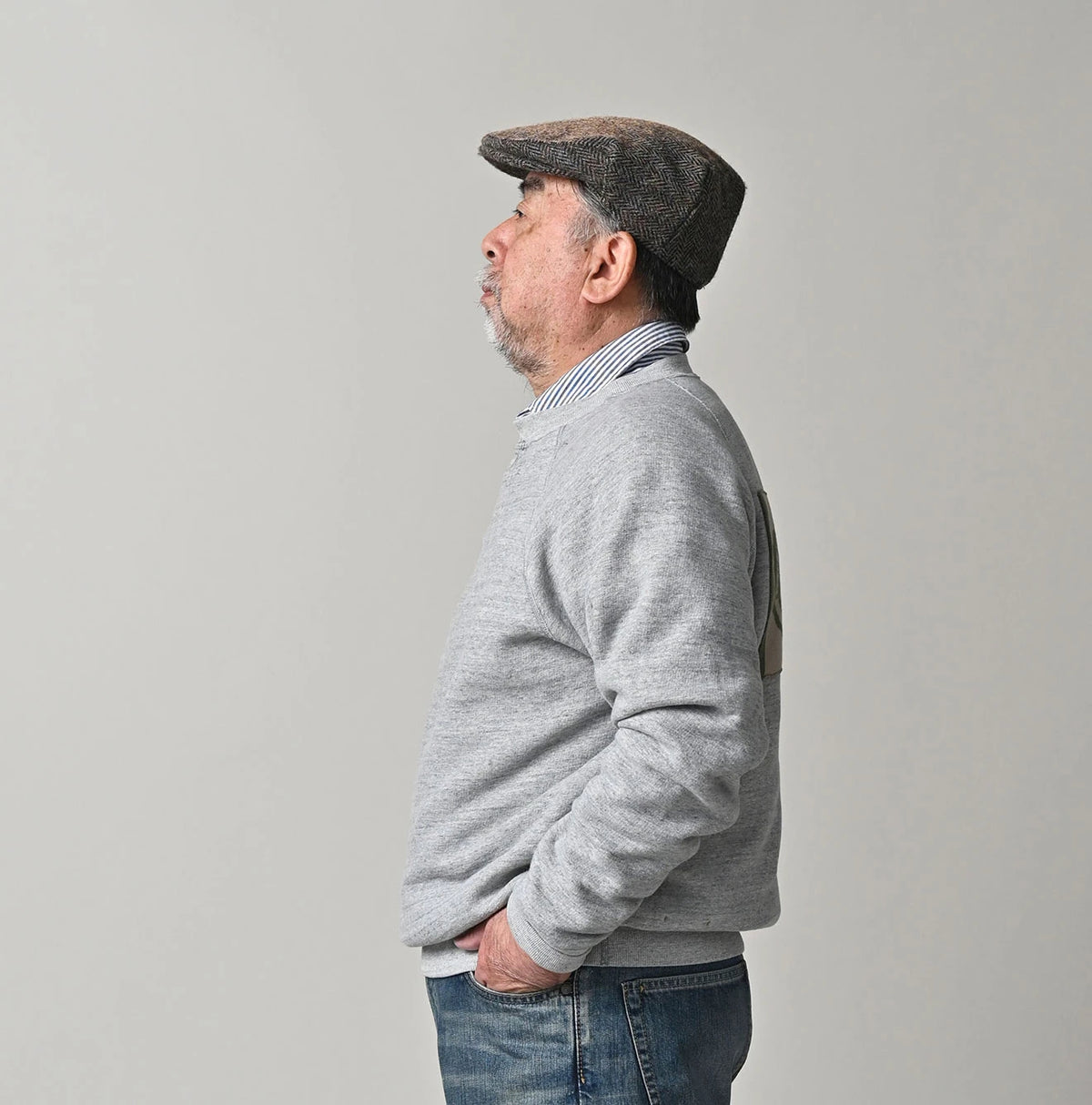 45R Cotton Fleece 908 Patch Sweat