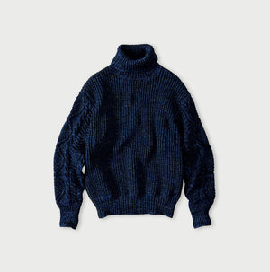 Indigo Tamatebako Turtleneck (Size 2)