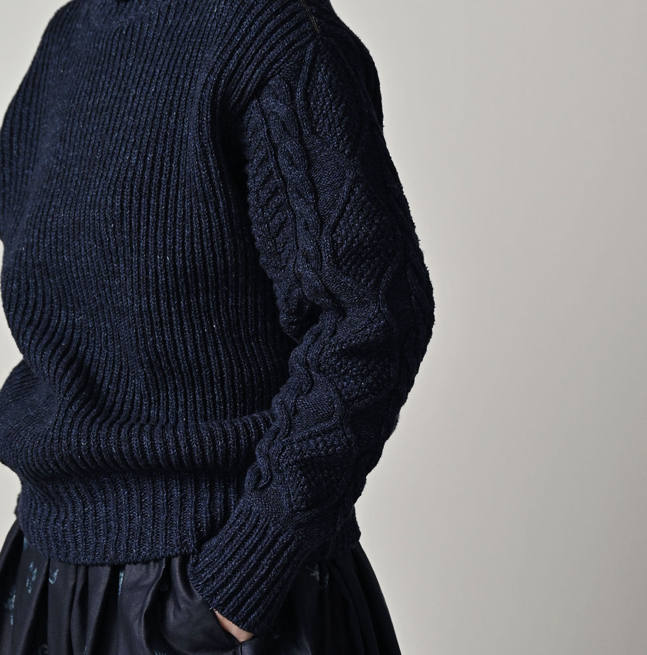 45R Indigo Tamatebako Turtleneck - Image 12