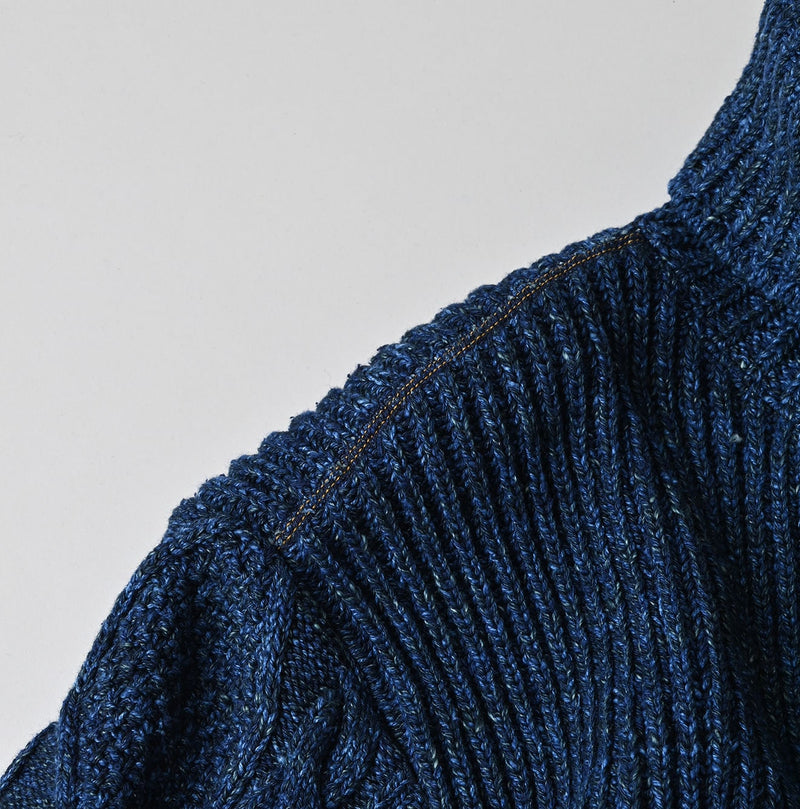 45R Indigo Tamatebako Turtleneck - Image 17