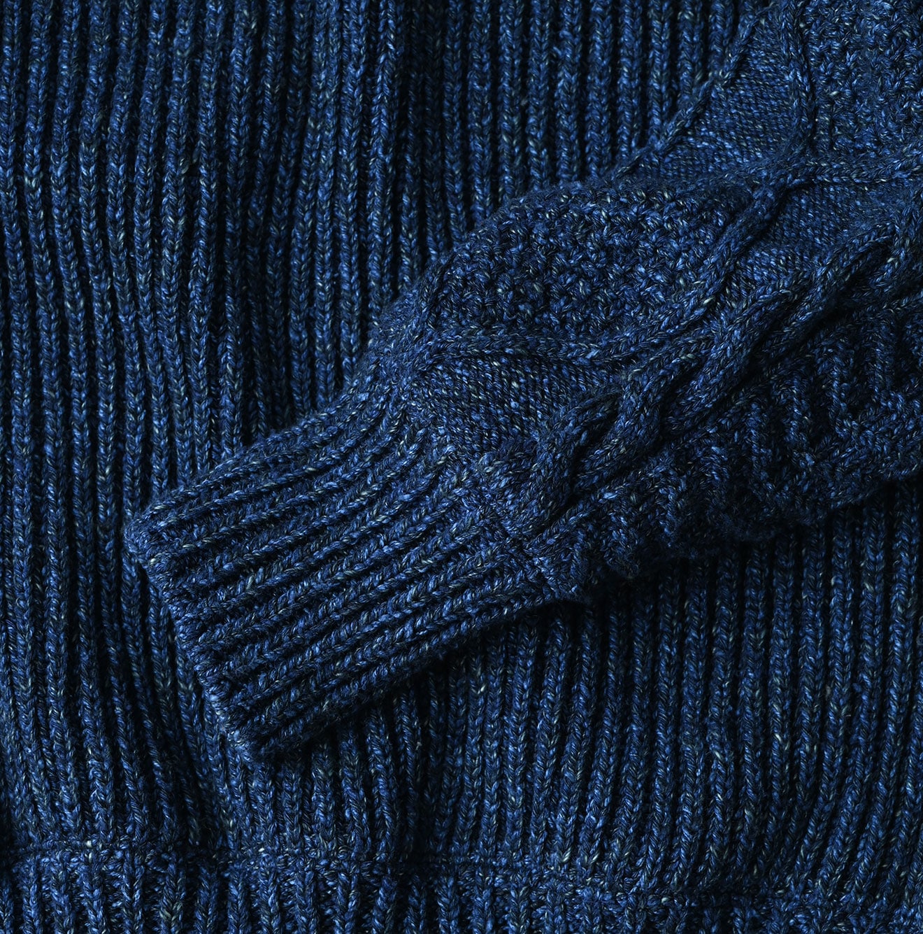 45R Indigo Tamatebako Turtleneck - Image 18