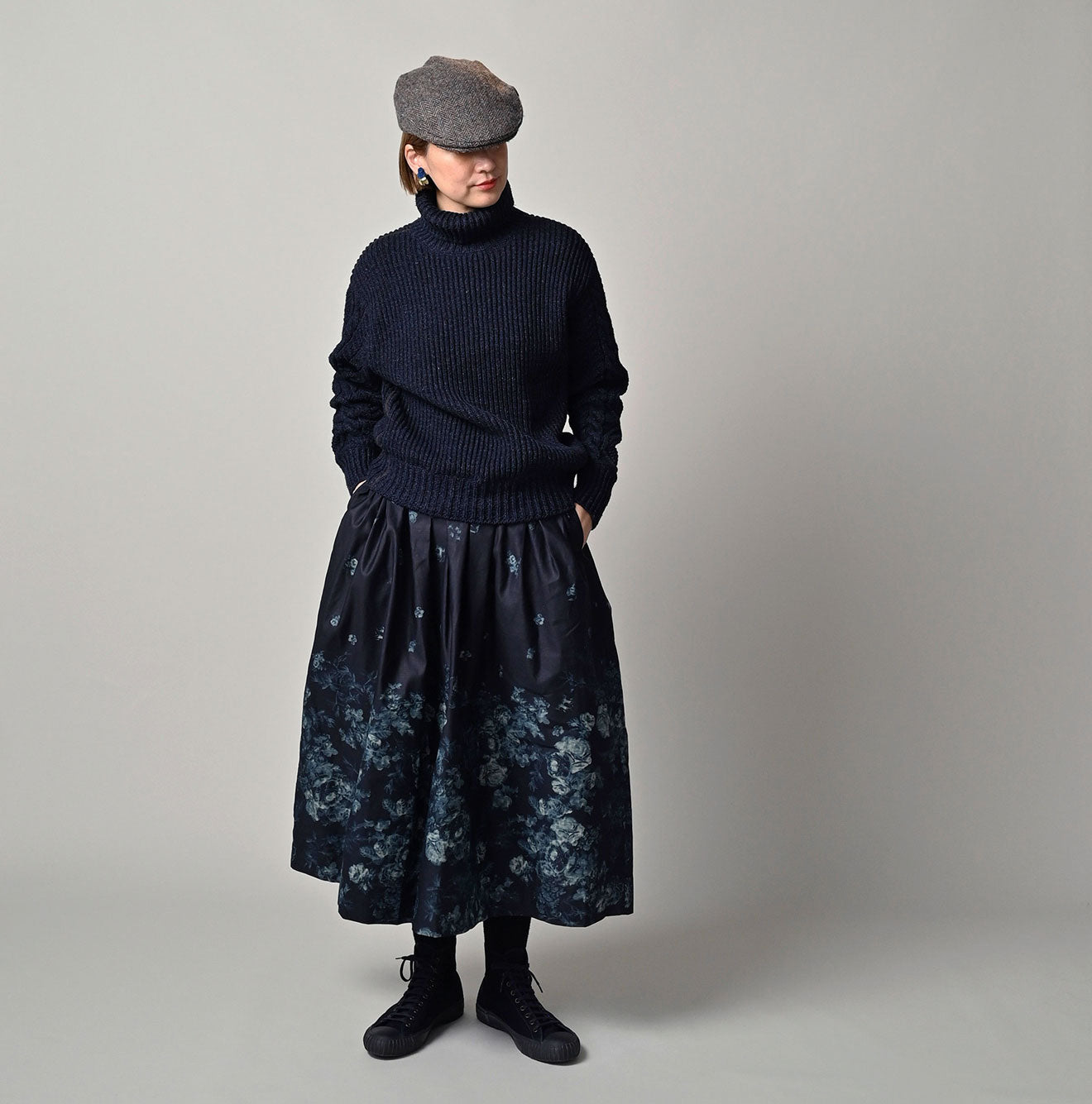 45R Indigo Tamatebako Turtleneck - Image 4