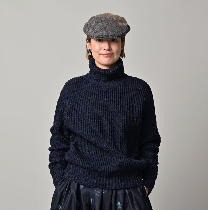 45R Indigo Tamatebako Turtleneck - Image 8