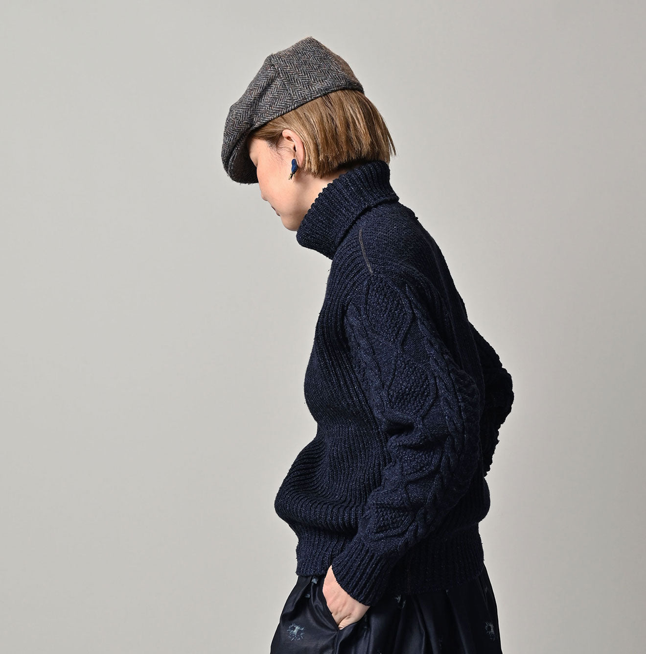 45R Indigo Tamatebako Turtleneck - Image 9