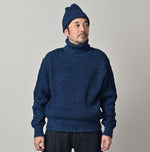 45R Indigo Tamatebako Turtleneck