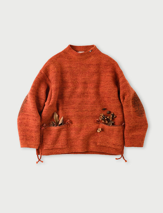 Boiled Chitose Wool Sweater
