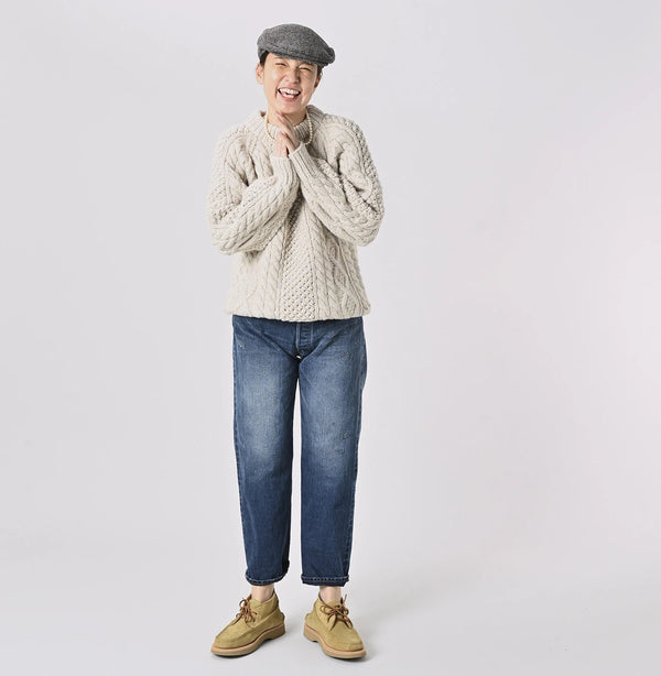 45R Cashmere 908 Aran Sweater