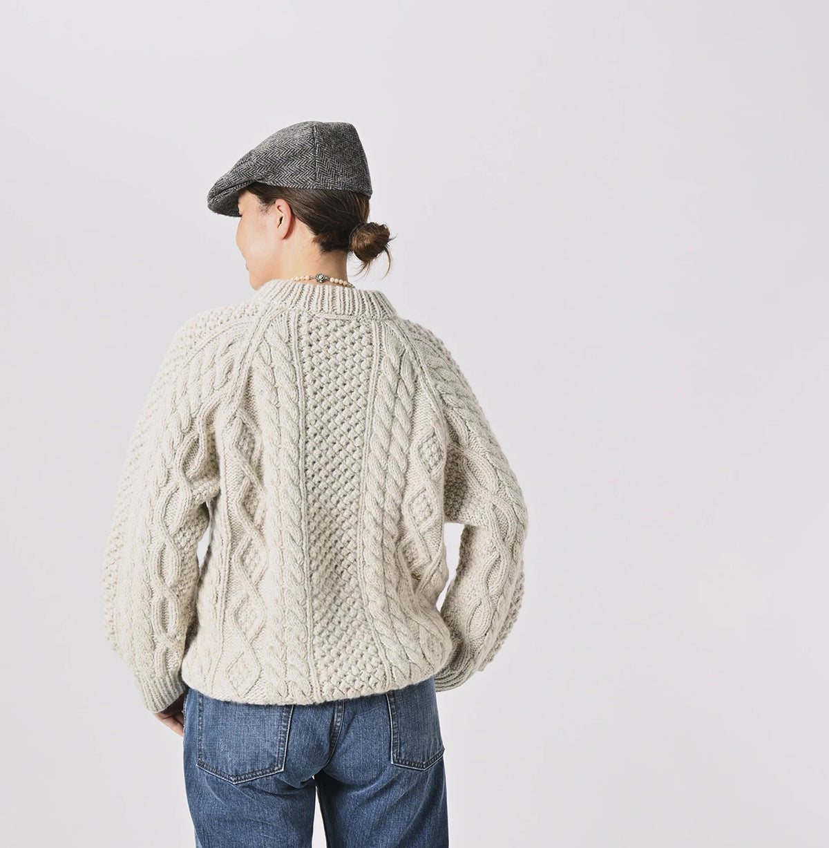 45R Cashmere 908 Aran Sweater - Image 9