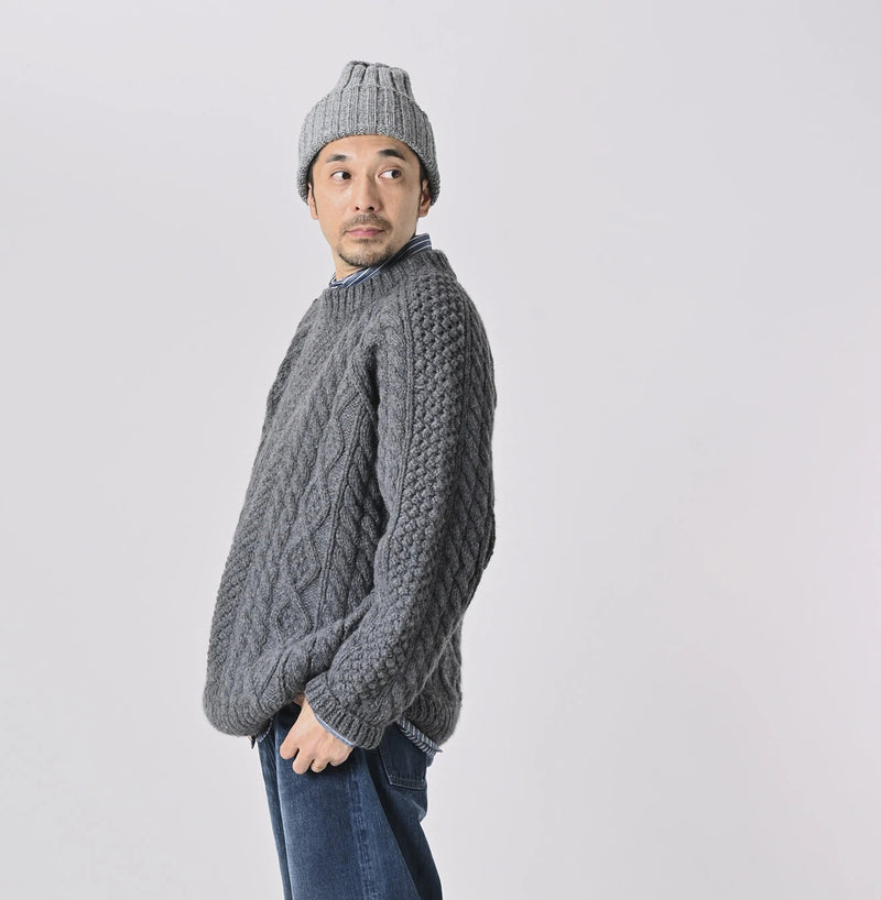 45R Cashmere 908 Aran Sweater - Image 11