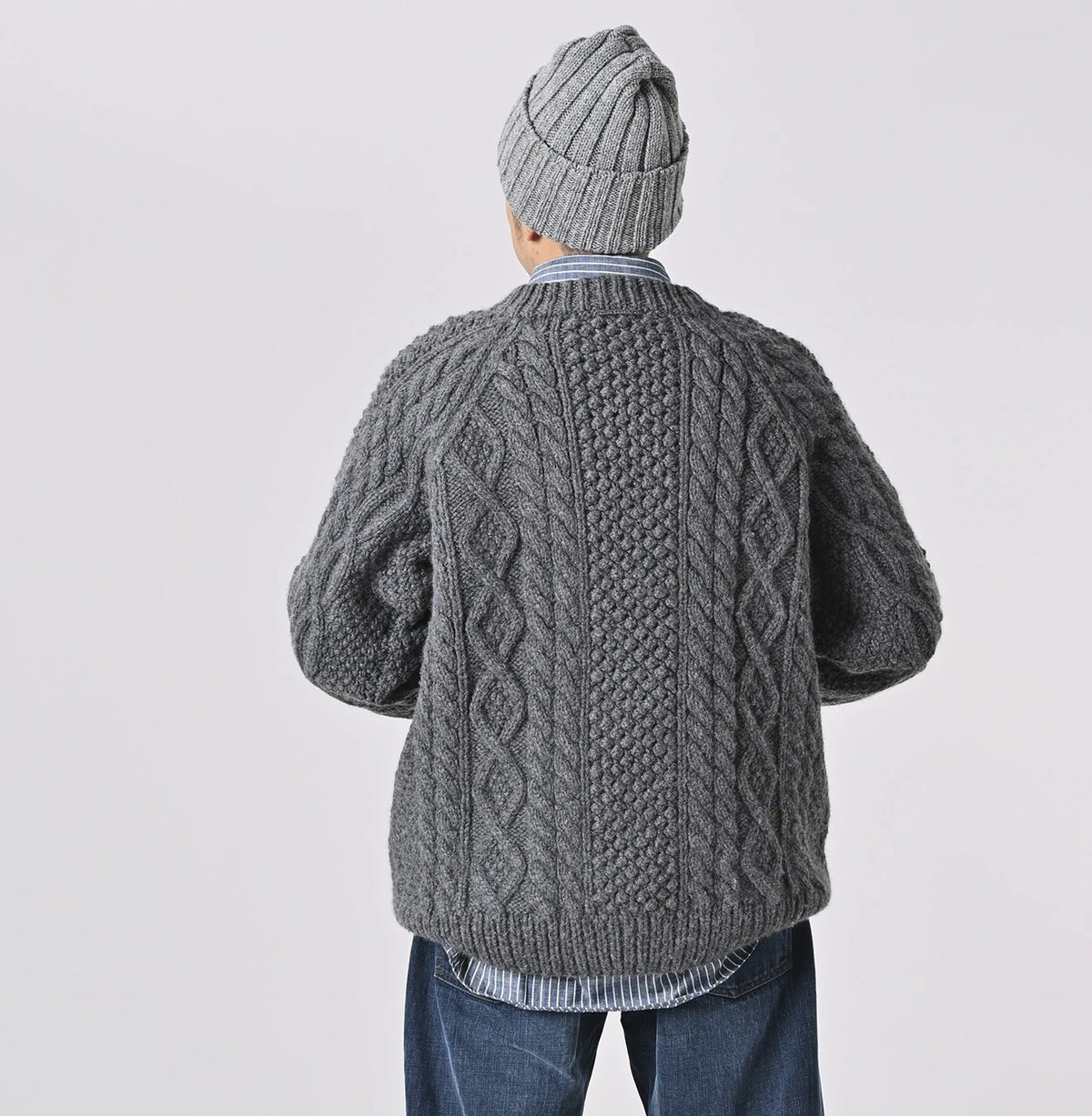 45R Cashmere 908 Aran Sweater