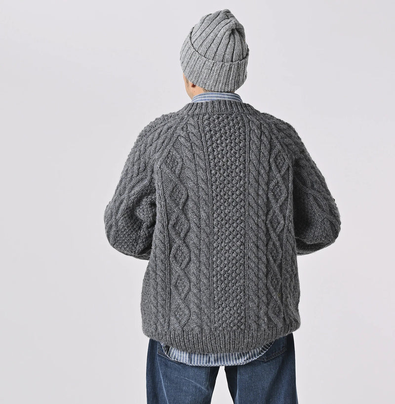 45R Cashmere 908 Aran Sweater - Image 12