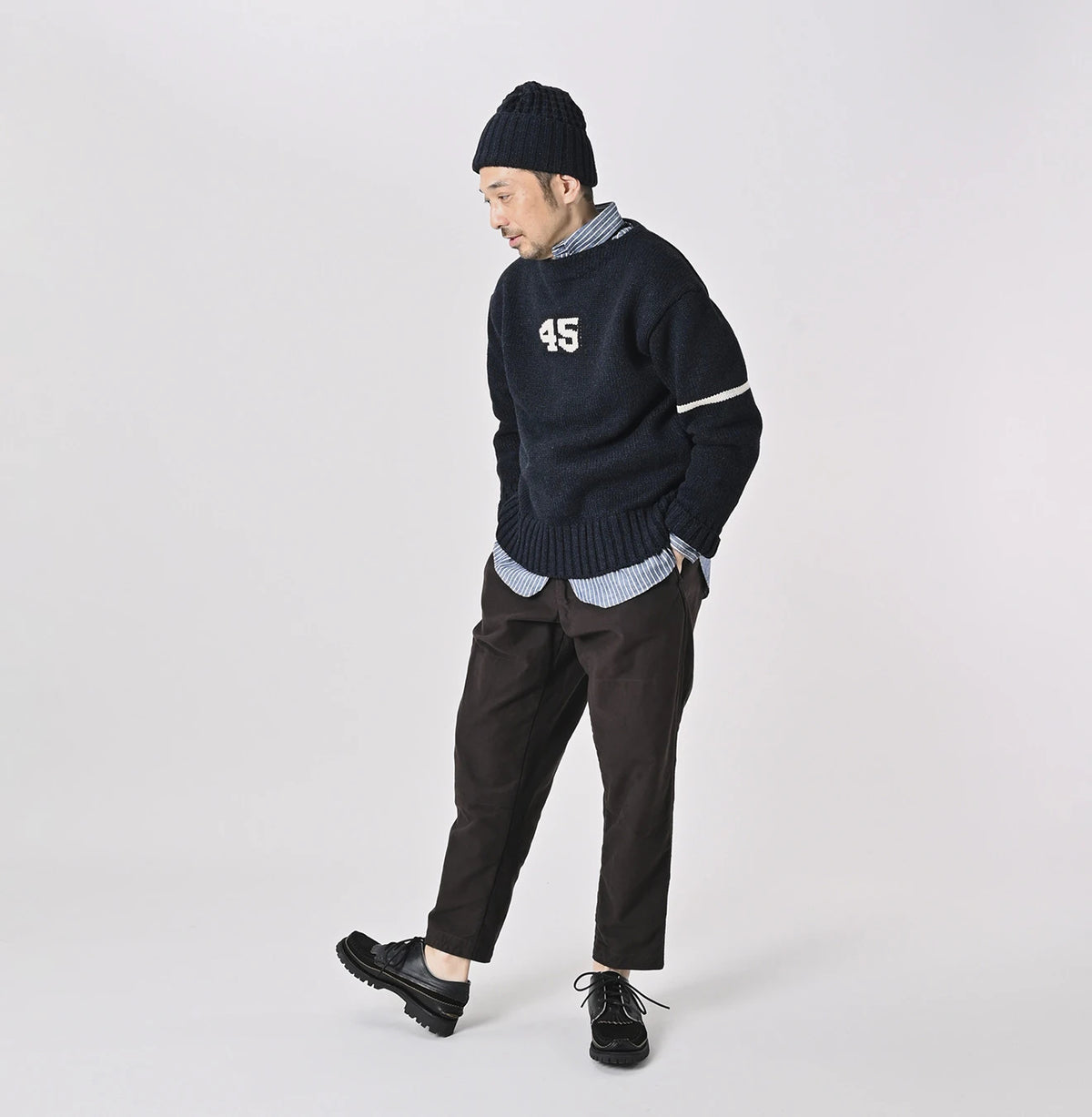 45R Cashmere 908 School Sweater - Image 3