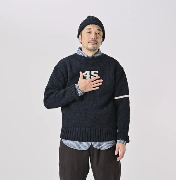 45R Cashmere 908 School Sweater