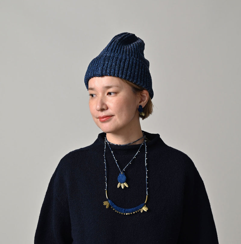 45R Ai Indigo Velvet Necklace - Image 4