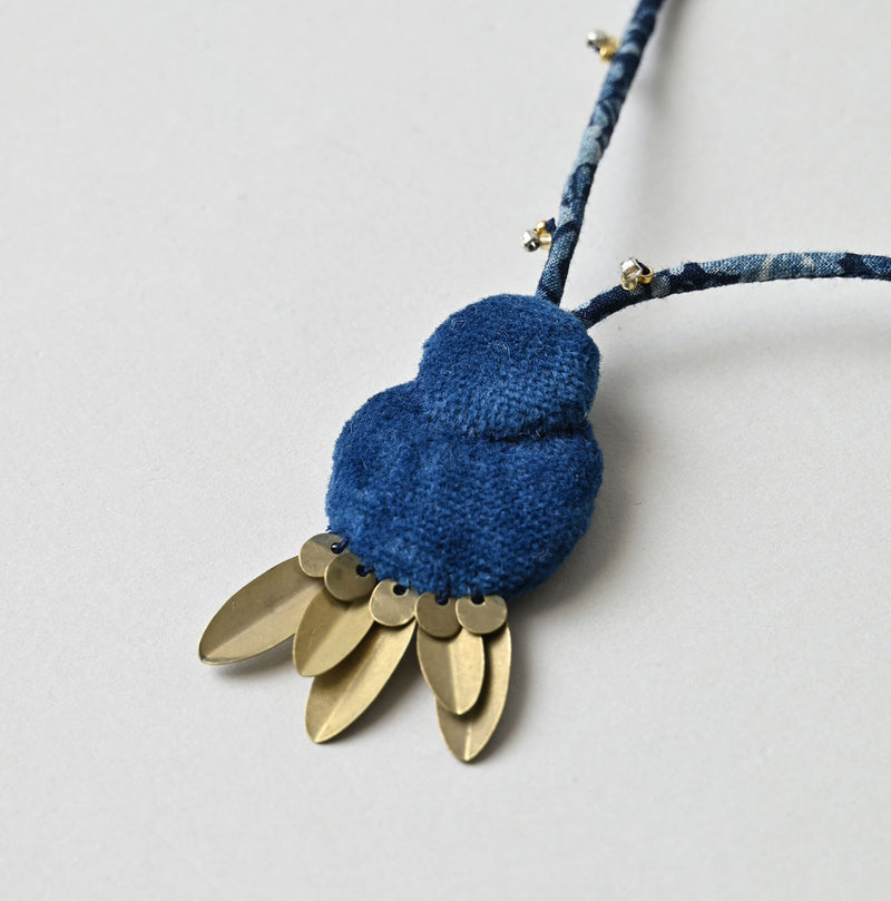 45R Ai Indigo Velvet Necklace - Image 5