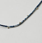 45R Ai Indigo Velvet Necklace