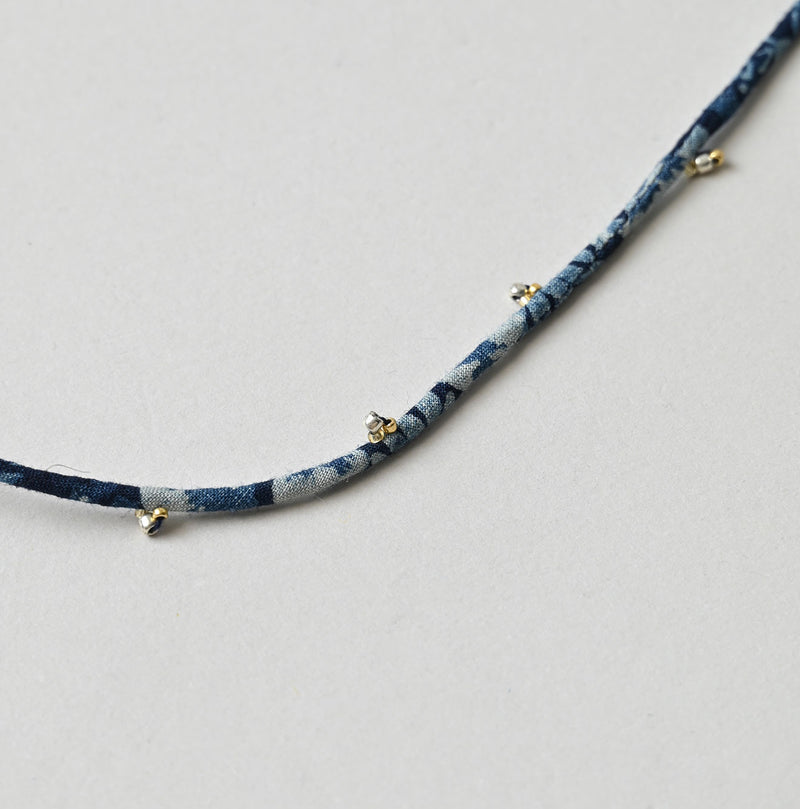 45R Ai Indigo Velvet Necklace - Image 6