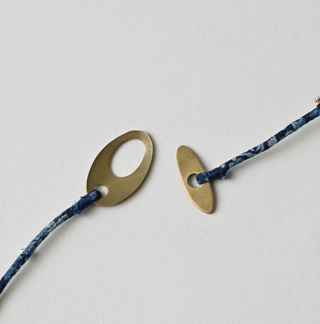 45R Ai Indigo Velvet Necklace