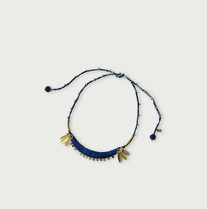 Ai Indigo Velvet Choker
