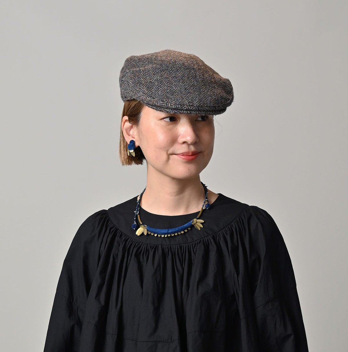 45R Ai Indigo Velvet Choker