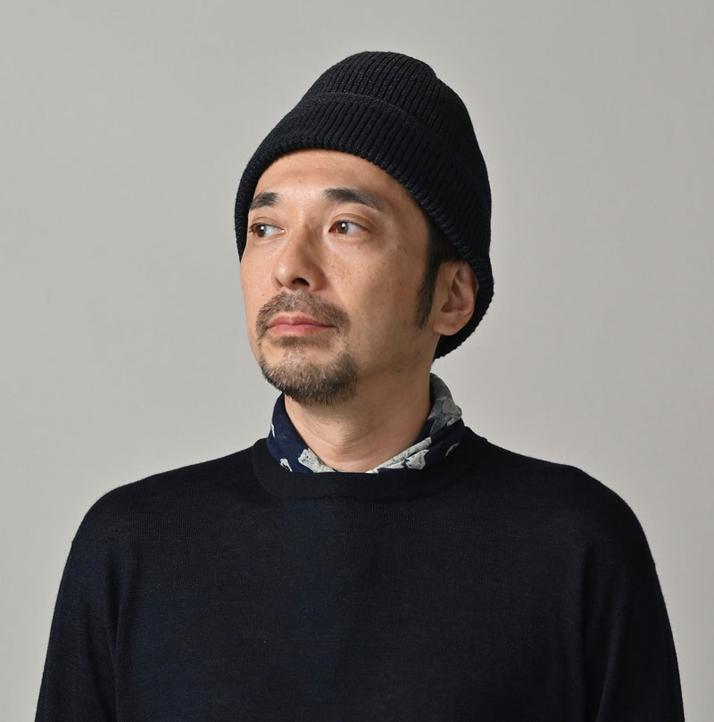 45R Indigo Gauze Bouquet Bandana - Image 5