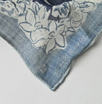 45R Indigo Gauze Bouquet Bandana