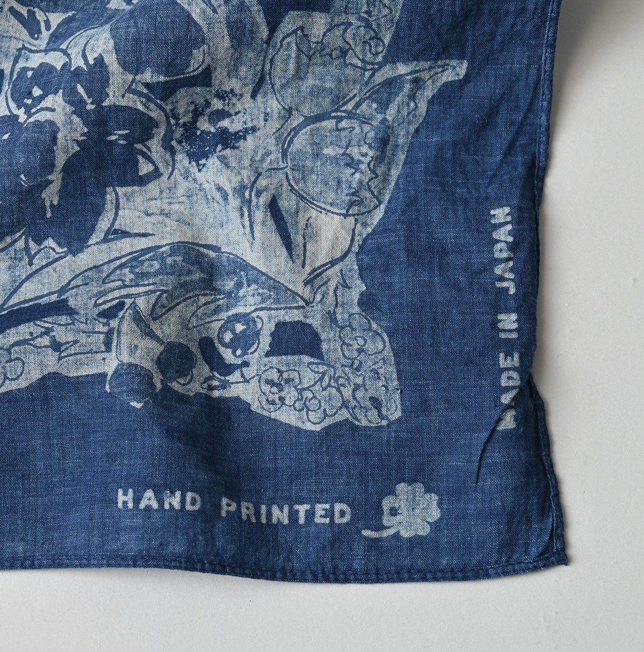 Indigo Twill Bouquet Big Bandana | 45R Official Online Store – 45R