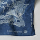 45R Indigo Twill Bouquet Big Bandana
