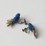 45R Ai Indigo Velvet Earrings