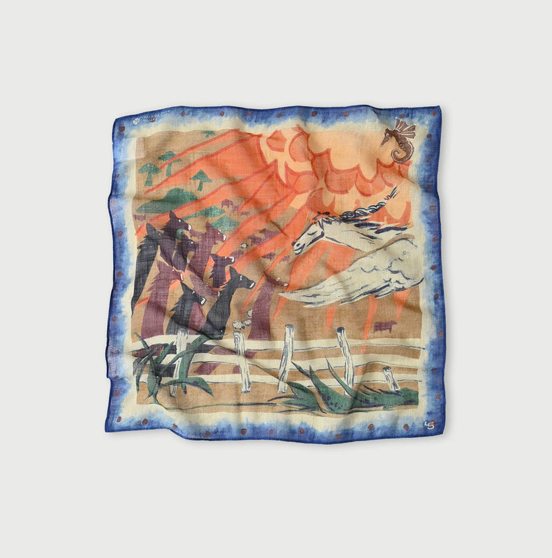 45R Gauze Twill Picture Book Bandana